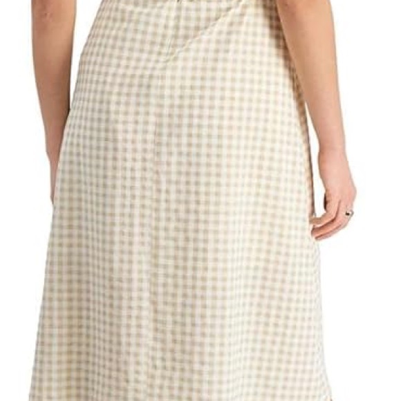 Kensie Womens Midi Dress Beige Sz 12 - Picture 13 of 14